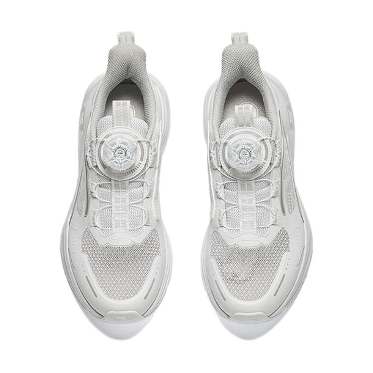 Anta Kinder Lingyun 2.0 Bequeme Rutschfeste Verschleißfeste Low-Top Laufschuhe Kinder Sneaker Weiß 332435512S-1