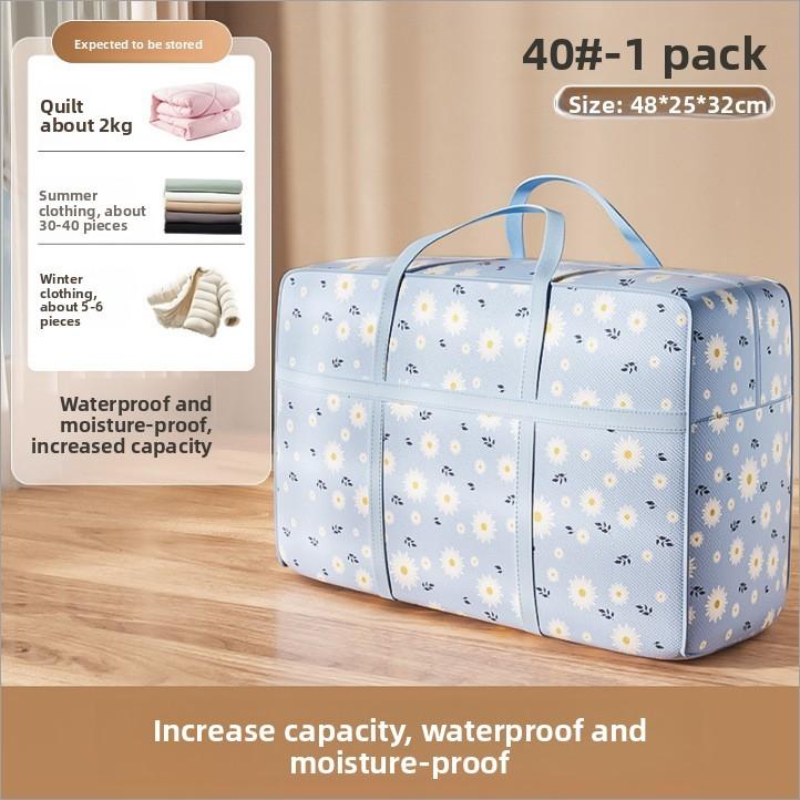 Modern Simple Cotton Duvet Bag With Collapsible Function For Dorm Room Storage