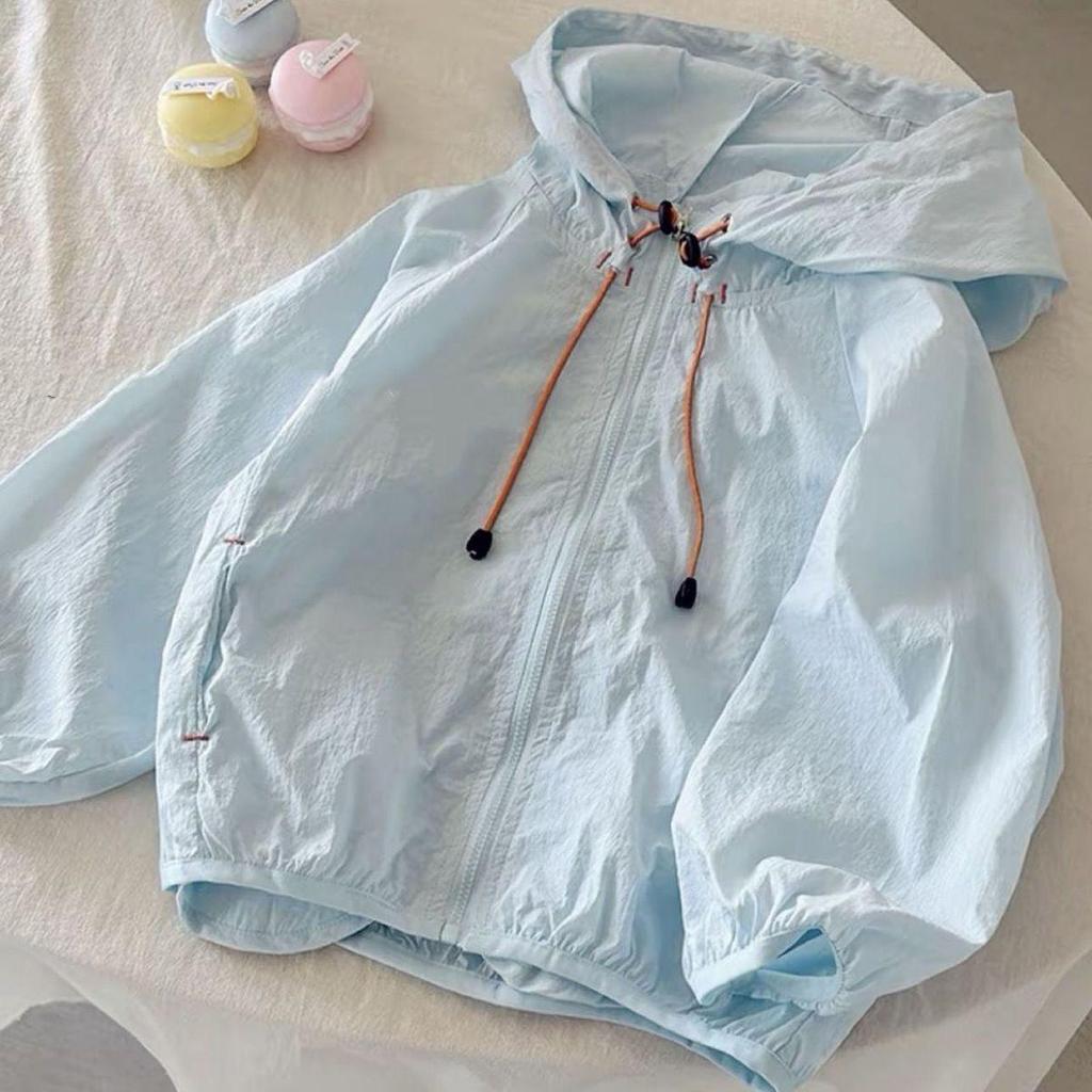 Girls' UV Protection Ice Silk Jacket - Summer 2026 Style