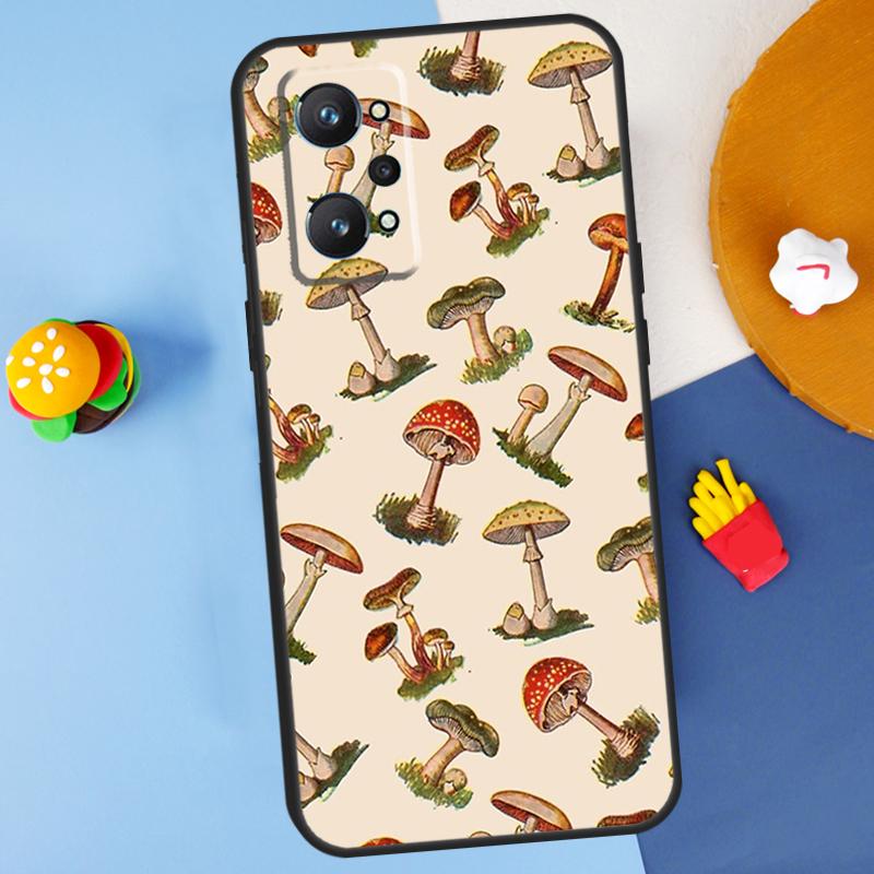 Mushroom Forest For Realme 11 10 12 13 14 Pro Plus GT 5 6 6T GT7 Pro C61 C53 C51 C21Y C25S C55 C67 C75 Case