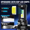 2Pcs Canbus H4 LED Headlight Bulbs High Low Beam 30000LM Car Motorcycle Lights 32Core CSP Led Lamps Auto Moto Headlamp Plug&Play 12V 6500K White