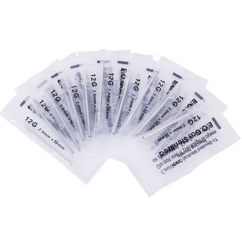 Individually Packaged Piercing Needles - Sizes 12G To 20G