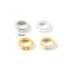 10 PCs Brass End Caps Bead Tip Double Hole Connector Round Rings End Caps For Necklace Bracelet Jewelry Making Accessory 9mm Dia