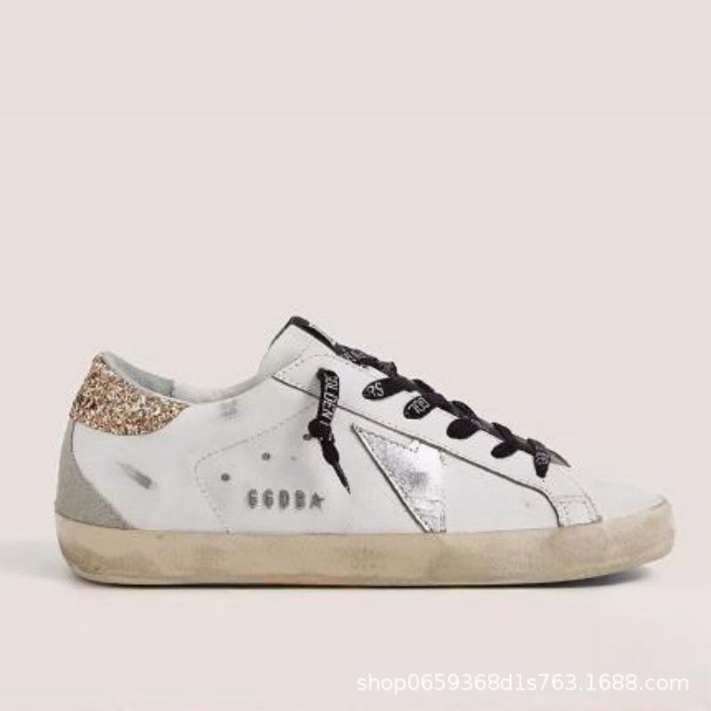Chaussures décontractées pour hommes et femmes étoiles petites chaussures sales nouvelles polyvalentes chaussures de skate chaussures sales cuir de vachette chaussures blanches