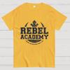 Rebel Academy Unisex 100% Cotton Summer Casual Cool Loose T-Shirt