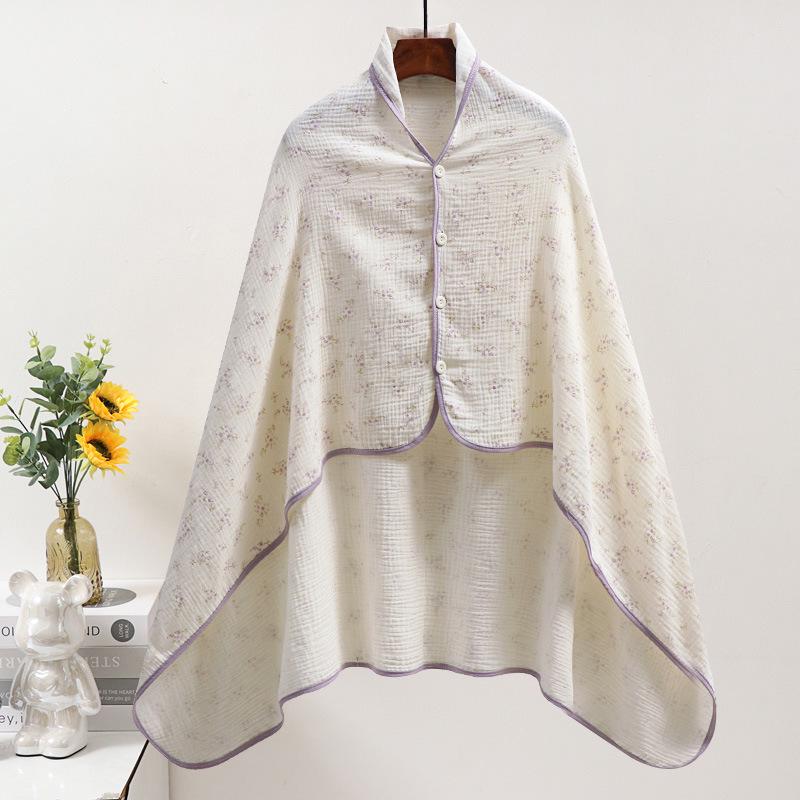 Maternity Shawl: Long, Warm, Windproof Cape for Autumn/Winter. Ideal for Breastfeeding & Shoulder Protection In Air-Conditioned Rooms.