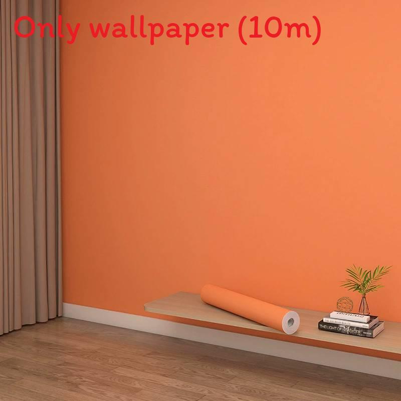 Matte Solid Color Design Dormitory Bedroom Decoration Self Adhesive Wallpaper