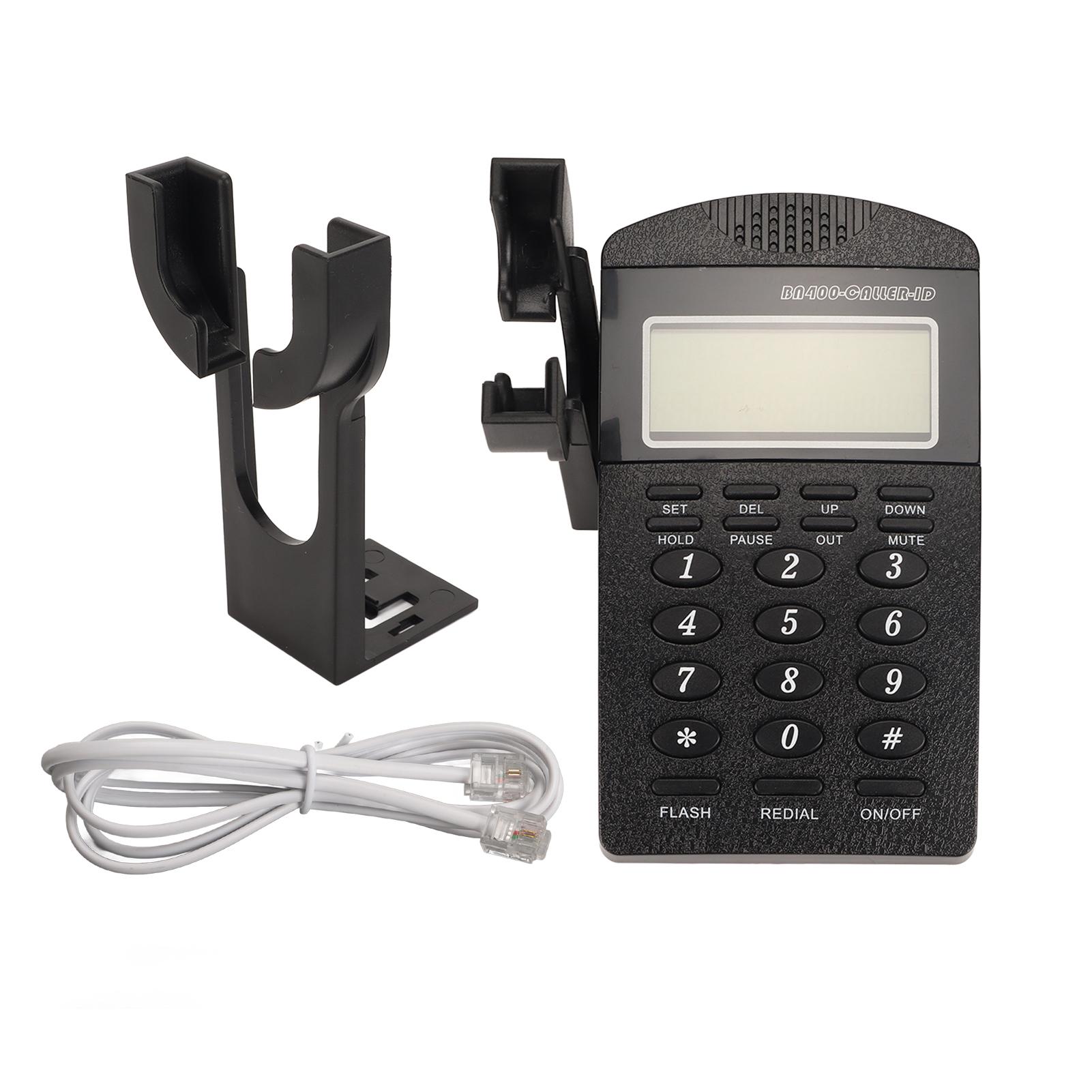 

Проводной телефон с кнопочным номеронабирателем для колл-центра с повторным набором, идентификатором вызывающего абонента, гарнитурой для дома