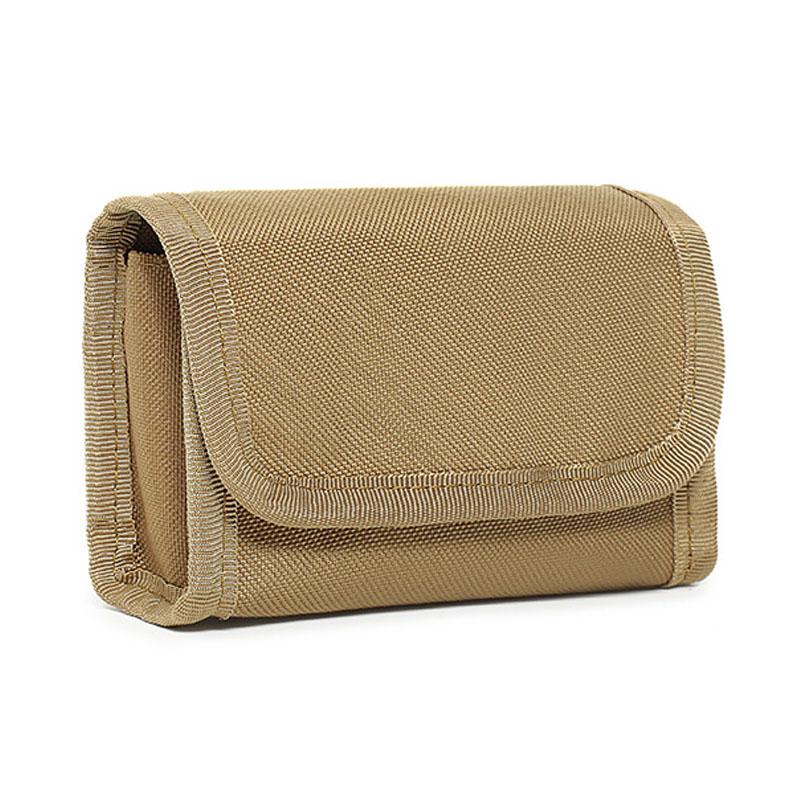 10-Round Tactical Waist Pouch - MOLLE Nylon 12GA .Cal Ammo Shot Bag with 10 Grids EDC Mini Utility Pouch for Outdoor Shooting 5