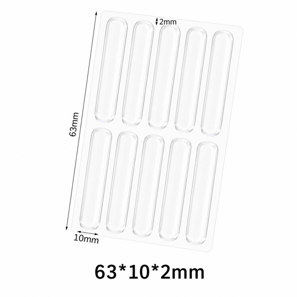 Xiaomi 1-20PCS Self AdhesiveAnti-collision Strip Buffer Pads Door Stopper Cabinet Door Bumpers Transparent Wall Protector Pad