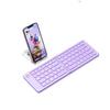 Teclado Ultra Compacto Plegable Foldable Folding Wireless Portable Bluetooth Keyboard With Stand Holder for Travel