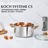 4/6 Quart Stainless Steel Soup Pot with Lid Non Stick Stock Pot Stews Pasta Soup Spaghetti Cooking Pot Suitable for All Stoves