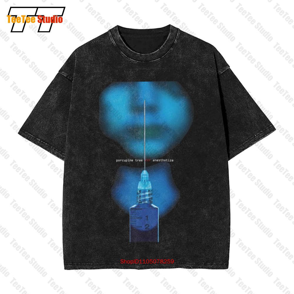 Porcupine Tree Anesthetize Logo Vintage Oversized TShirt TQ S