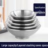 Shengjia 304 Stainless Steel Double-Layer Ramen Bowl