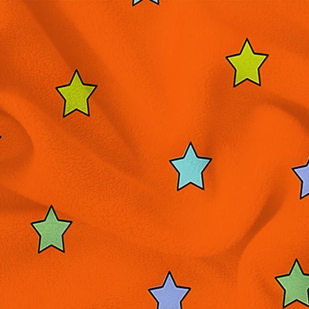 Circle Dot Orange Bat Anime Cartoon Flannel Blanket Soft Warm Throw for Bedroom Sofa Car Kids Holiday Gift