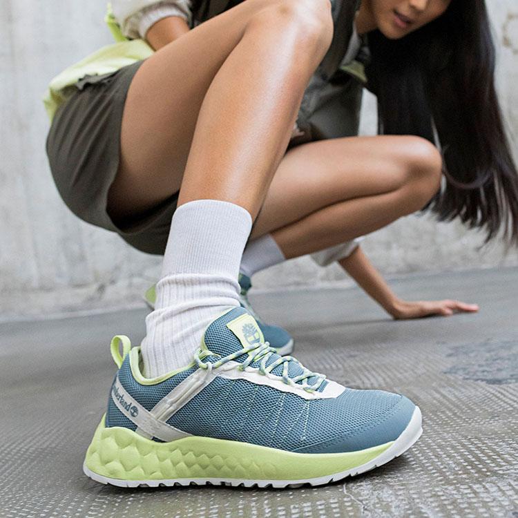 Timberland Solar Wave Comfortable Sports Low-Top Outdoor Functional Shoes Women Shoes Medium-Blue A2BM4W