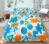 Abstract Geometric Pattern Digital Printing Quilt Cover Pillowcase Two Three Piece Set Polyester