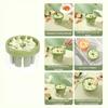Eco-Friendly Plastic Ice Pop Mold 8-Cavity Popsicle Maker Green 11x13cm Kids DIY Ice Lolly Mold
