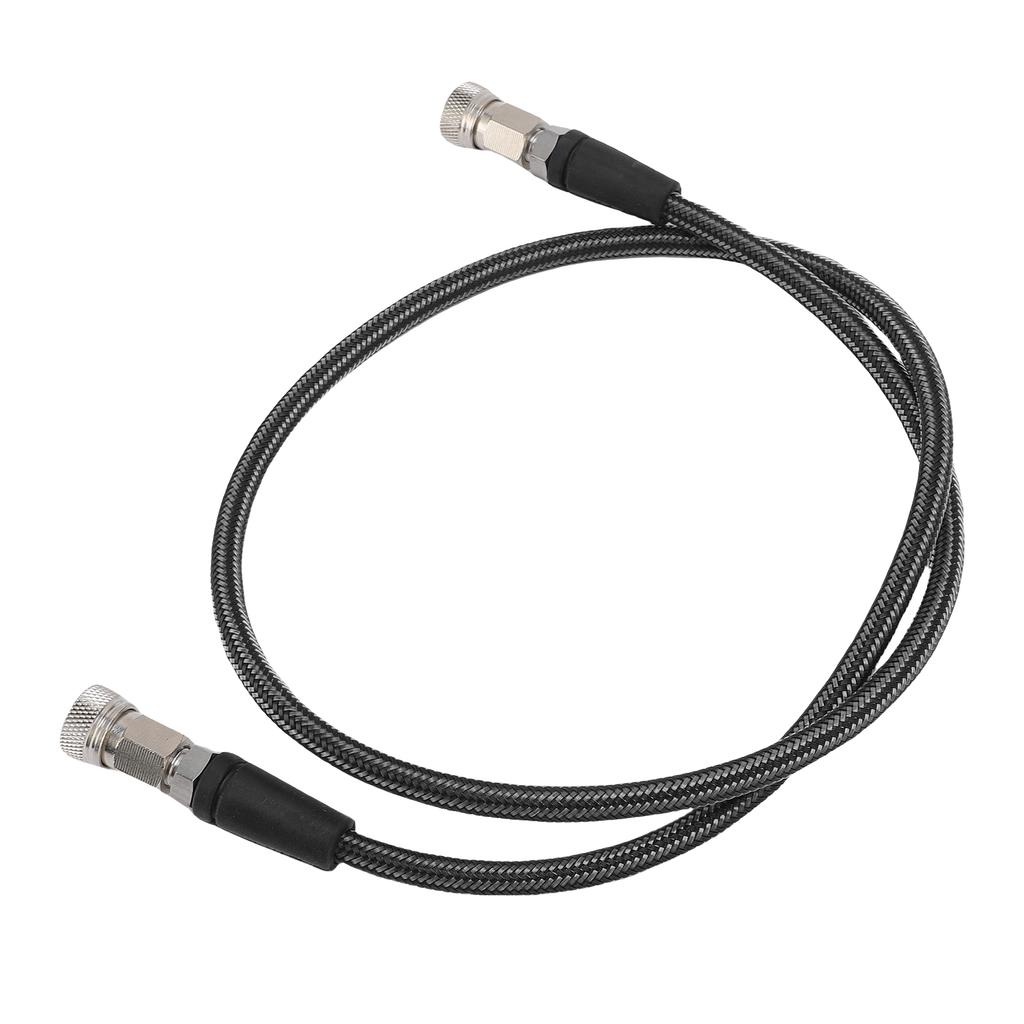 Pressure Inflation Hose 39 Inch 8mm Quick Connector Carbon Fiber Woven Stainless Steel High