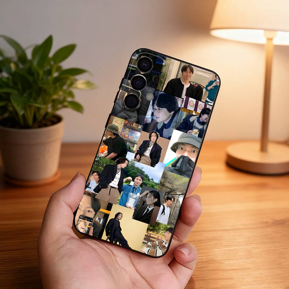 Roh J-Jae W-Won For Samsung S26,S25,S24,S21,S22,S23,S30,Ultra,S20,Plus,Fe,Lite,5G Black Cover Phone Case