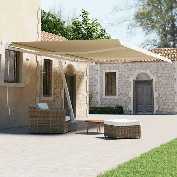 VidaXL Automatic Freestanding Awning 600x300 Cm Cream 3069607