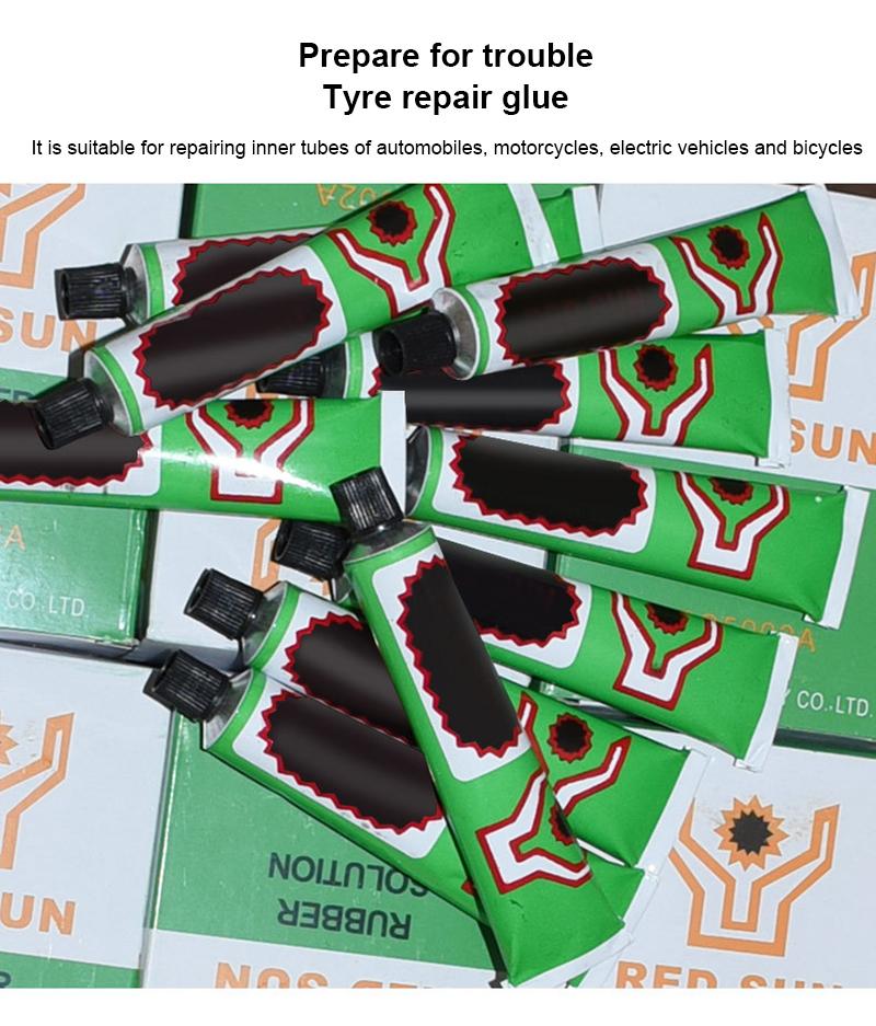 20ML Däck Reparationslim Bil Motorcykel Cykel Hjul Reparation Innerslang Punktering Gummi Lim Verktyg Biltillbehör