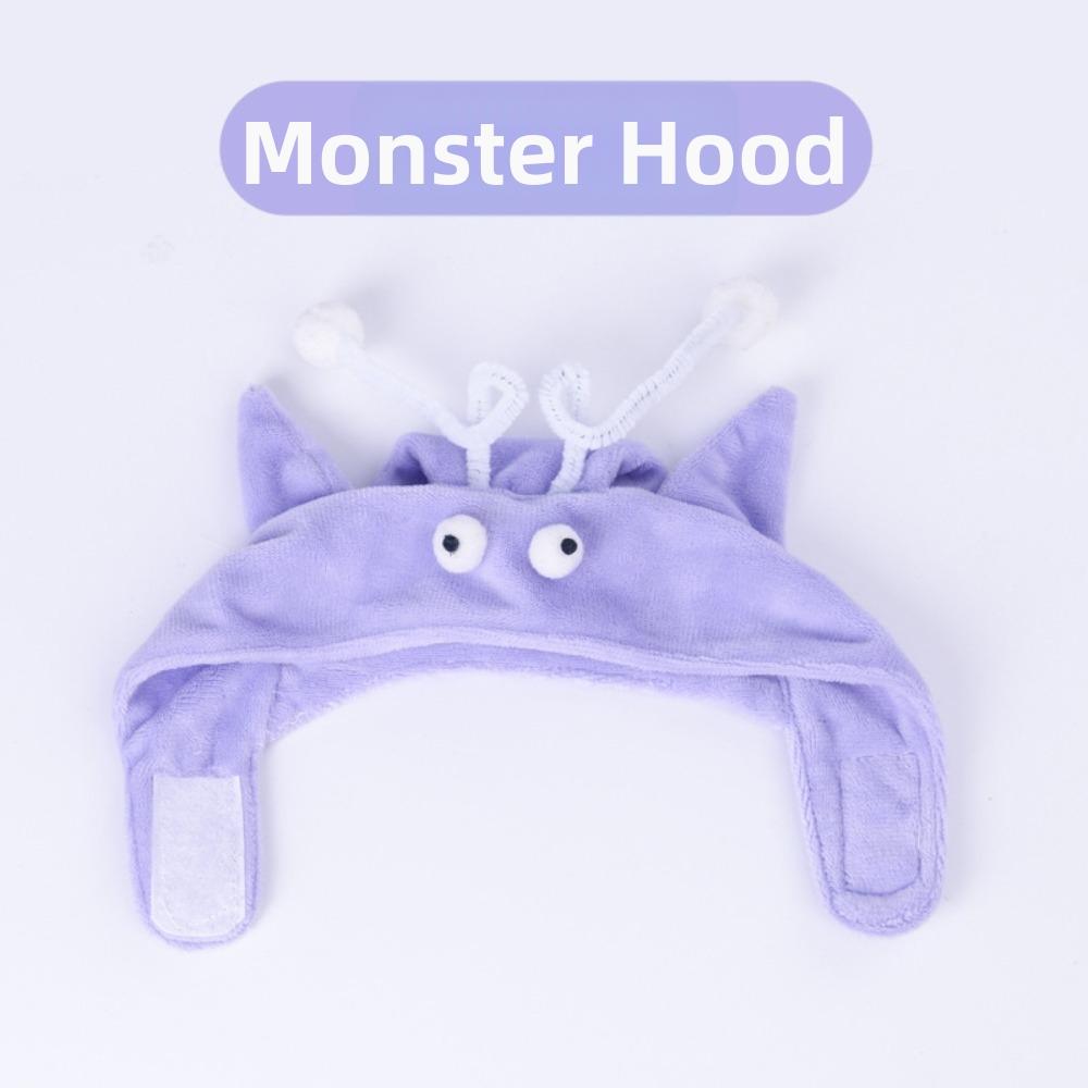 Mit Teaser-Stab Hut Katze Biene Kopfschmuck Warmer Plüsch-Kopfschutz Tierform Katze Dekorativer Hut Cartoon Verstellbar