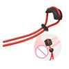 Adjustable Male Silicone Lock Ring for Ejaculation Delay And Erection Support with Rope Binding Ball Stretcher Adult Penis Ring