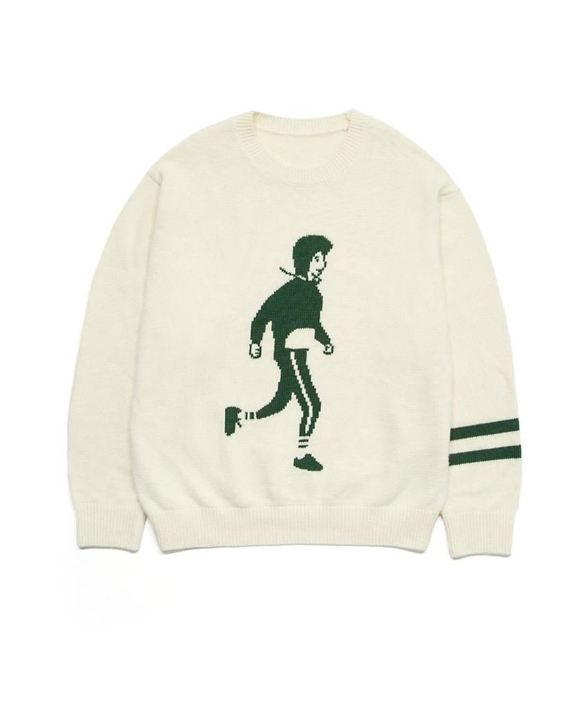 BRIAN BERRY Naphtali Signatrue Sweater_Cream