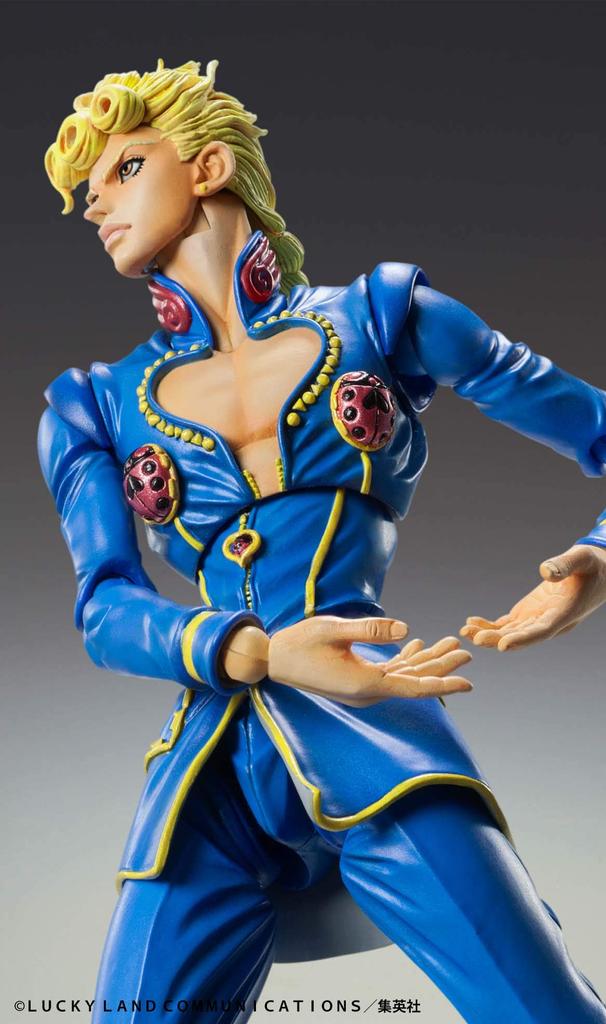 Medicos Entertainment Super Action Statue Bizarre Adventure Teil Giovanna Ca. 150mm PVC ABS Nylon Bemalt Bewegliche Figur "JoJo's 5" "Giorno