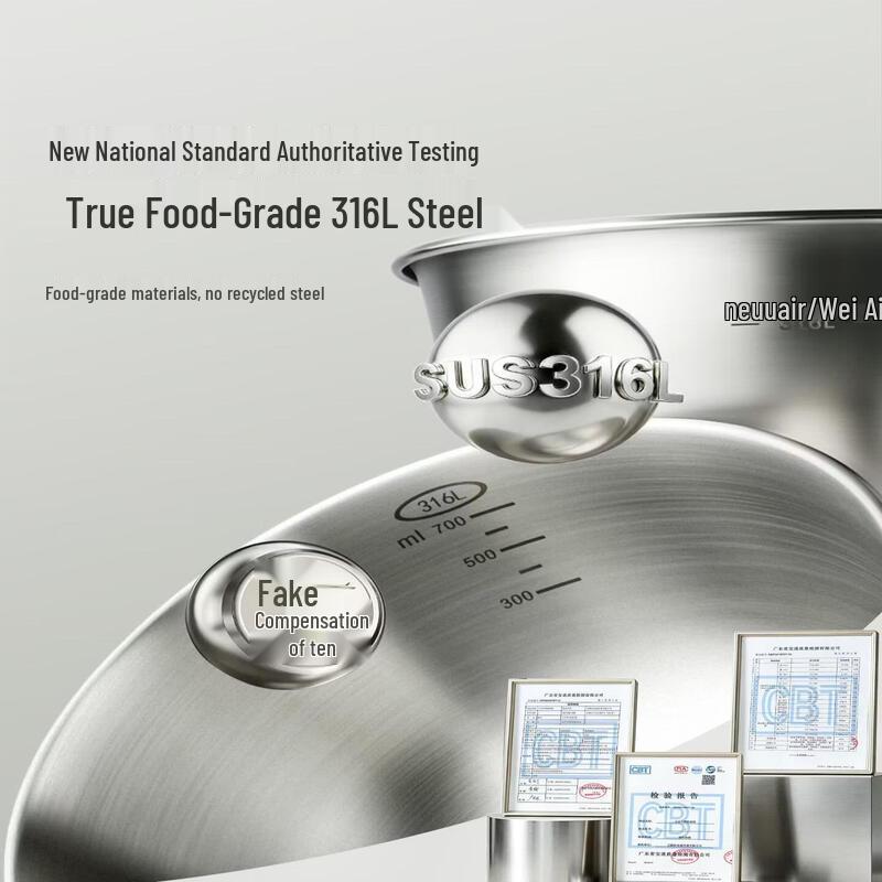 316L Stainless Steel Multi-Purpose Kitchen Bowl