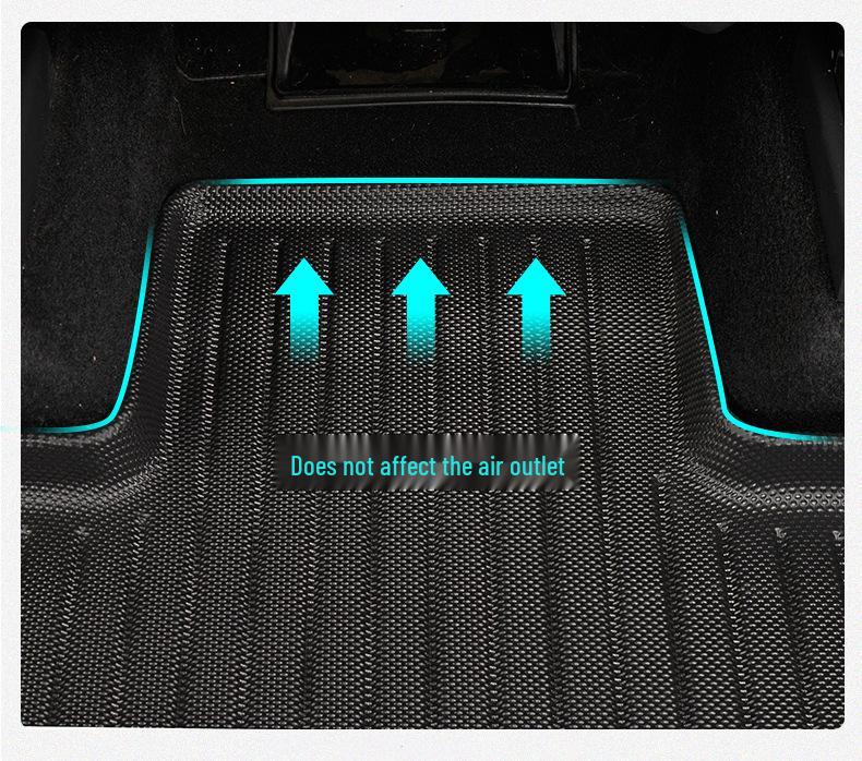 TPE Car Floor Mats for Tesla Model 3 (2021-2023) - Includes Front and Rear Trunk Mats, Thermoformed Design