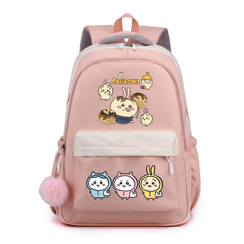 Chiikawa Cute Expression Bag Schoolbag Junior High School Student Backpack Men and Women Lightweight New Backpack