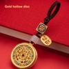 Chinese Vintage Car High-Grade Keychain Gold Bag Pendant Delicate Feature Hand-Woven Diy Charm  Boyfriend Gift