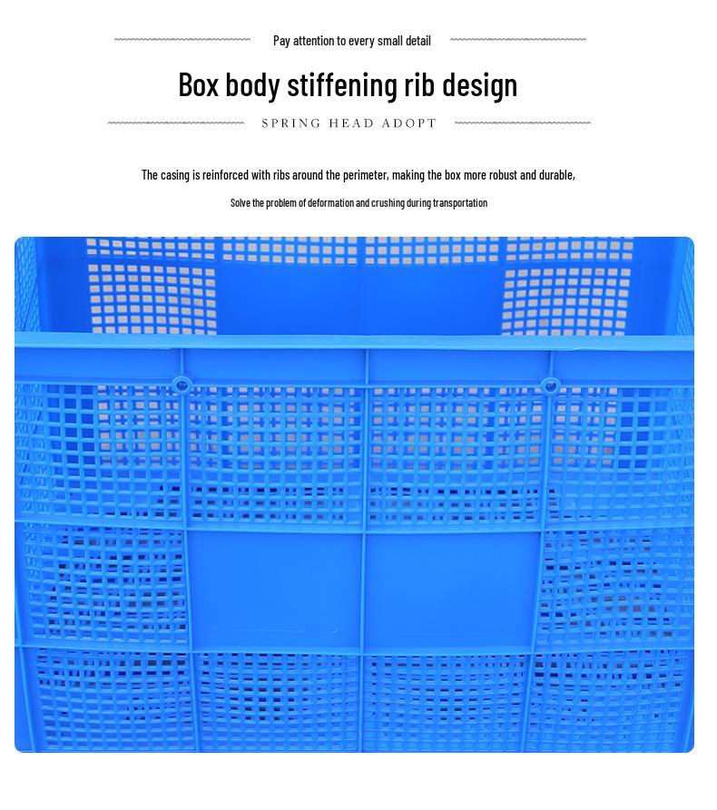 1-Meter Thickened Plastic Turnover Crate for Sorting Fresh Produce