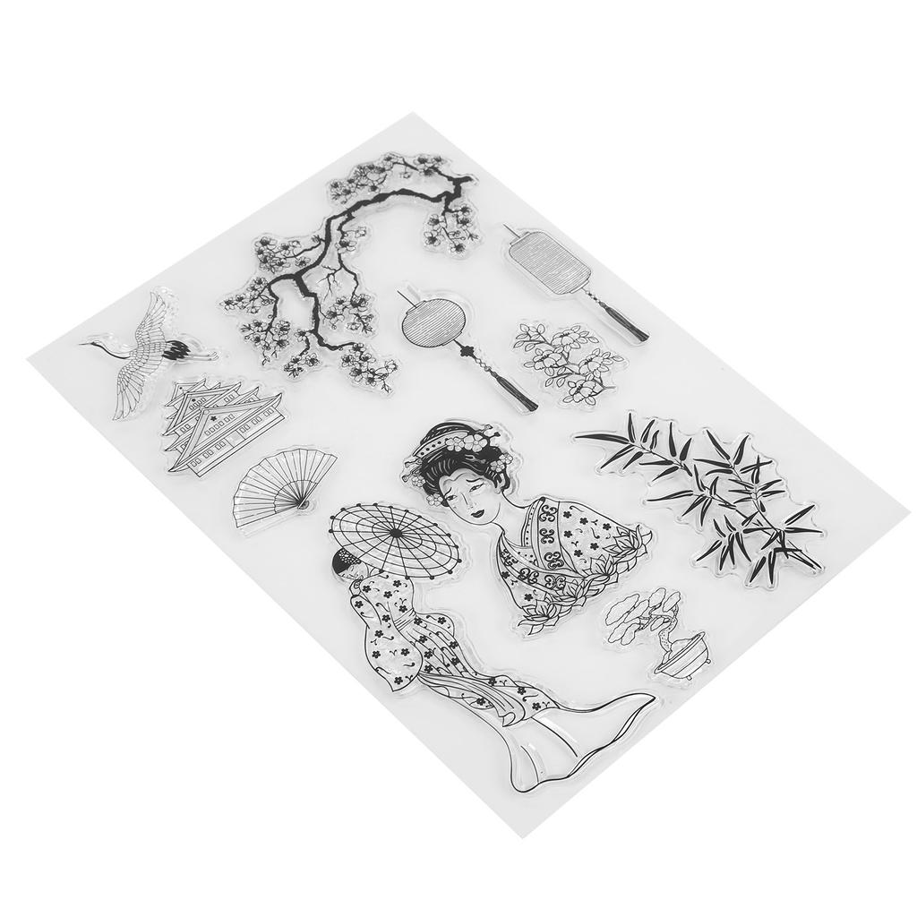 Clear Stamps Paste Repeatedly  Clear Imprint  Card Making Stamps for Envelope Greeting Card