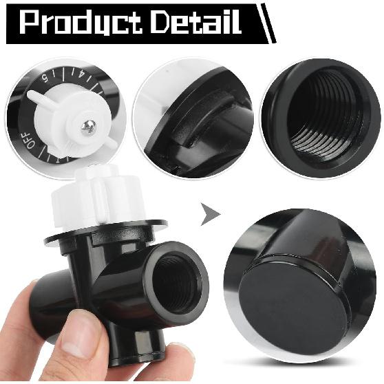 New R172086 1/2-Inch Control Valve Replacement, Chlorine Valve Compatible with Pentair Rainbow 320 322, 300-29X