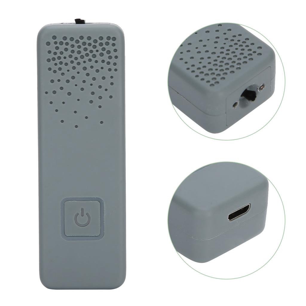 Portable Lavalier Air Purifier Household Impurity Dust Filter Negative Ion Air CleanerGray