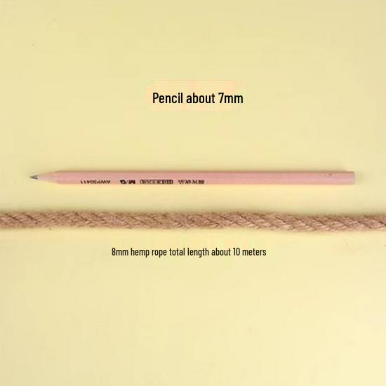 Natural Coarse Jute Rope for DIY Projects, Binding, and Retro-Style Ornaments