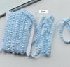 5 Meter Ruffle Lace 1CM Wide Elastic Lace Fabric Ribbon Lace Trim Ribbon Diy Craft Fabric African Fabrics Stretch