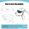 Cool Style UV Protection Folding Dog Goggles Windproof Dustproof Puppy Sunglasses Adjustable Pet Waterproof Glasses Beach