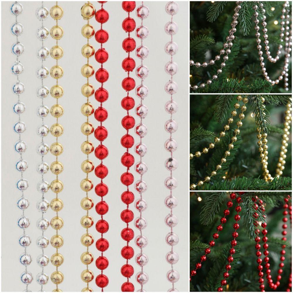 5M String Bead Chain Multicolor Hanging Decoration Creative Christmas Decoration  Indoor Decoration