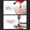 Hand Crank Drill All Steel Casting Drilling Drill Portable Mini Manual Drill with Double Pinions Hand Drill Tool for