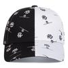 Baseballkappe Hut Buchstaben Graffiti Print Frühling Sommer Herbst Punk Hip Hop Rock Verstellbar Unisex Männer Frauen Outdoor Lässig Baumwolle Zweifarbig