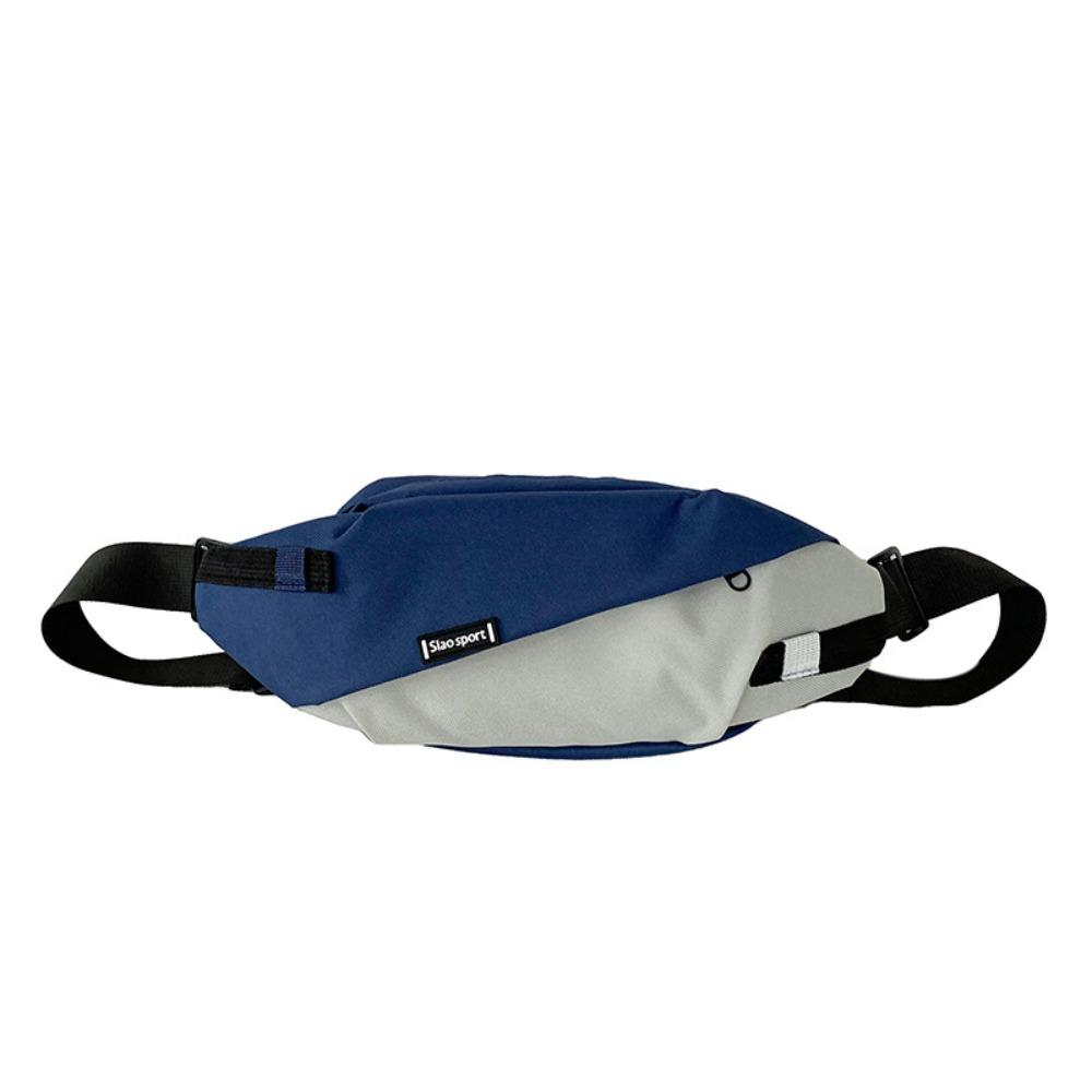 

Унисекс нагрудная сумка большой вместимости Легкая сумка через плечо Прочная сумка-мессенджер Велоспорт синий