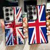 Union Jack England UK Flag Soft Phone Case For Samsung Galaxy S26 Ultra S25 Edge S24 FE S23 Plus S22 S21 + S20 Plating Anti-Fall