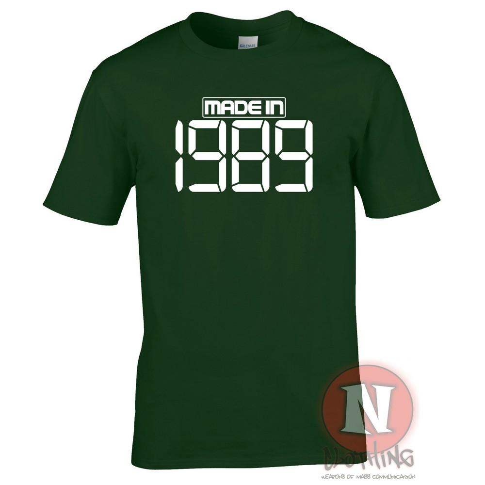 Made In 1989 TShirt Birthday Party Celebration Fancy Dress Teeshirt