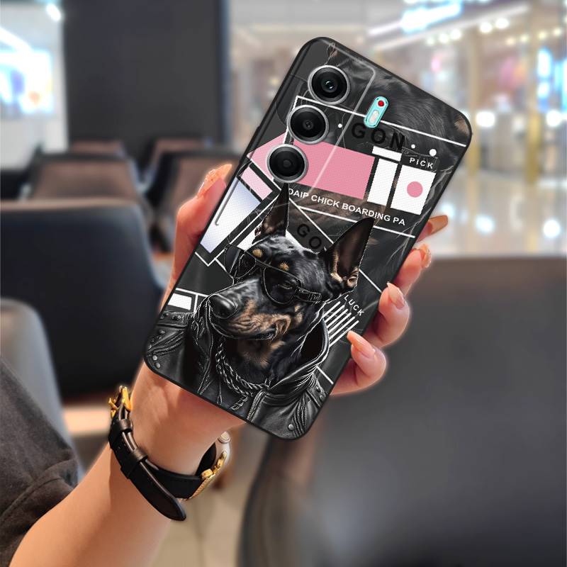 Dirt-resistant Waterproof Phone Case For Tecno Camon40 4G/CM5 Protective Graffiti TPU Fashion Design Full wrap Durable