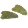 Gua Sha Natural Green Jade Quartz  Stone  Bodys Massage Board Tool