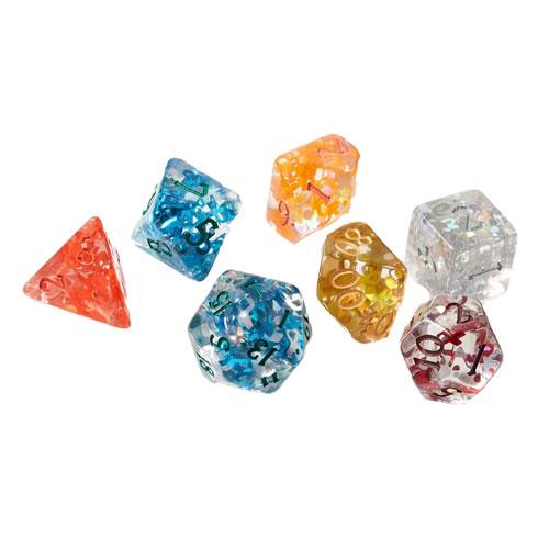 

Sirius Resin Dice Set 7pcs (CancerAwareness)